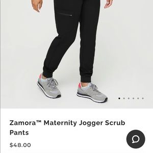 Figs Maternity Pants Small-Black. EUC!!